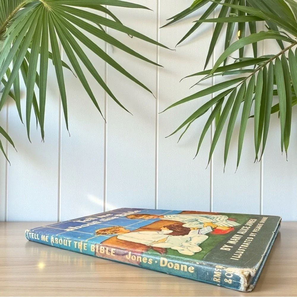 Tell Me About the Bible | Vintage 1950s | Pelagie Doane Illustrations
